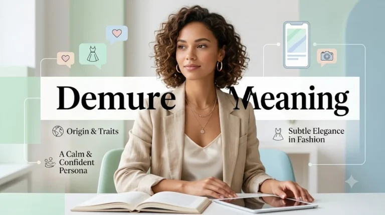 Demure Meaning
