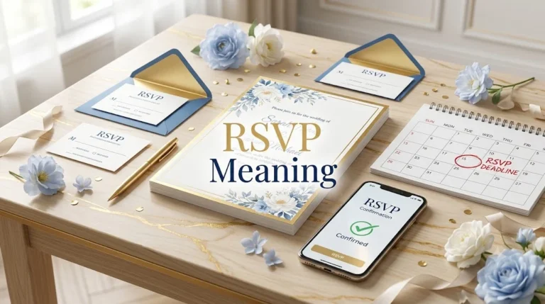 RSVP Meaning