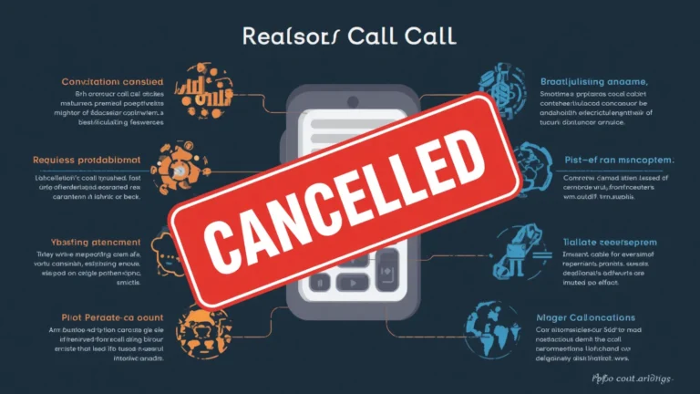 what does canceled call mean