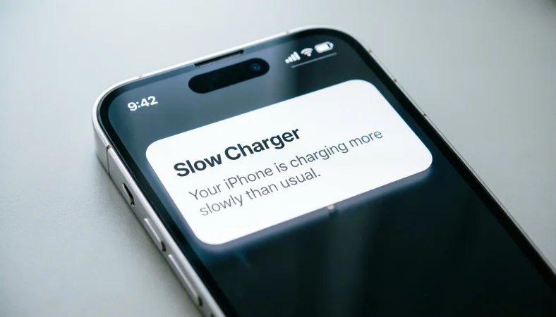 what does slow charger mean on iphone