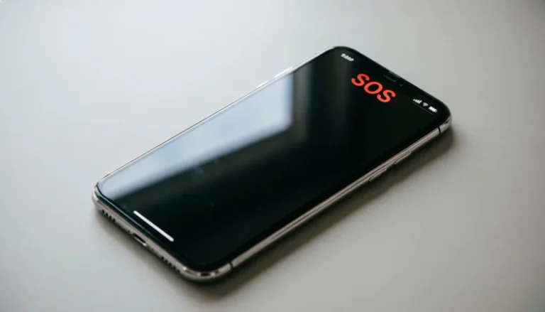what does sos mean on my iphone