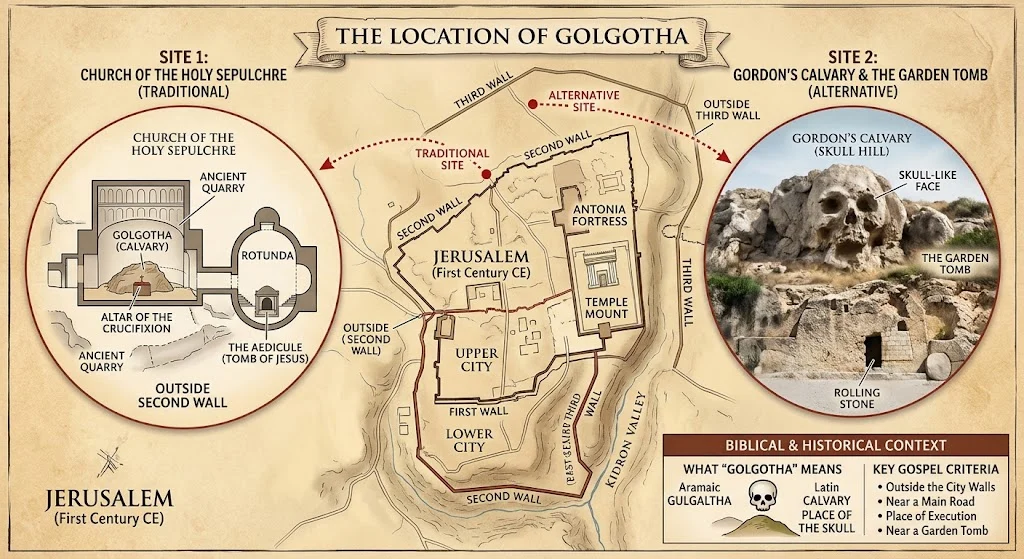 Where Was Golgotha Located?