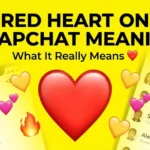 what does the red heart mean on snapchat