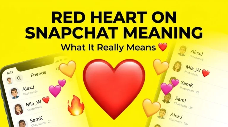 what does the red heart mean on snapchat